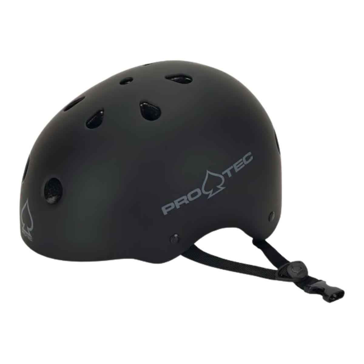 Capacete Pro Tec Classic Skate Helmet Preto Fosco Tamanho M