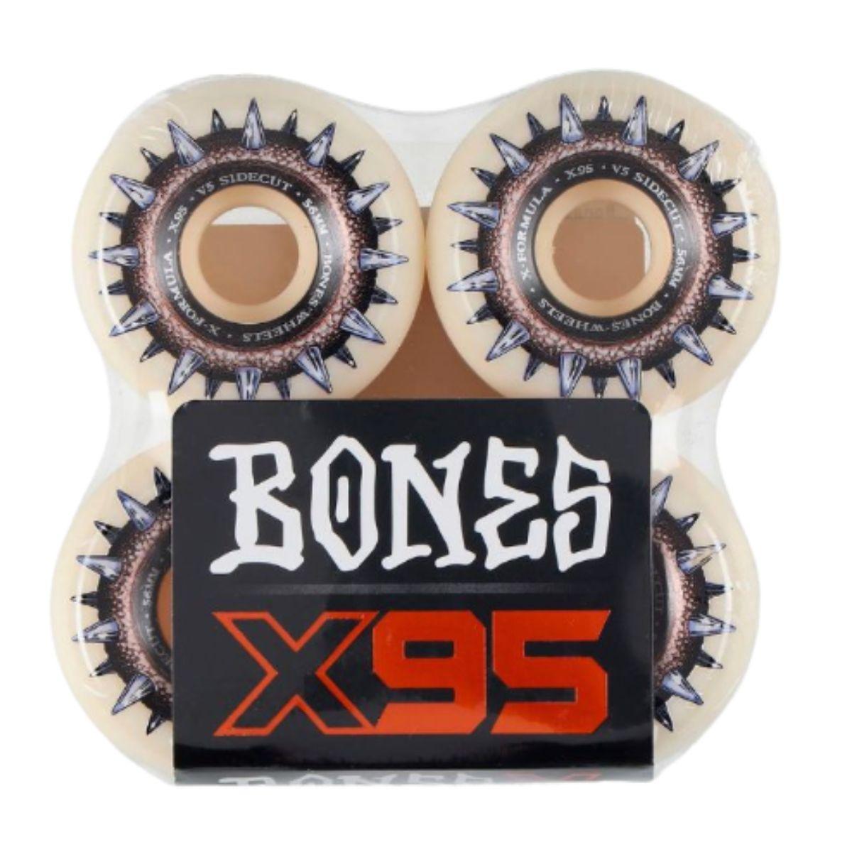 Roda Bones X-fórmula Street Cleats V5 Sidecut 56mm 95A